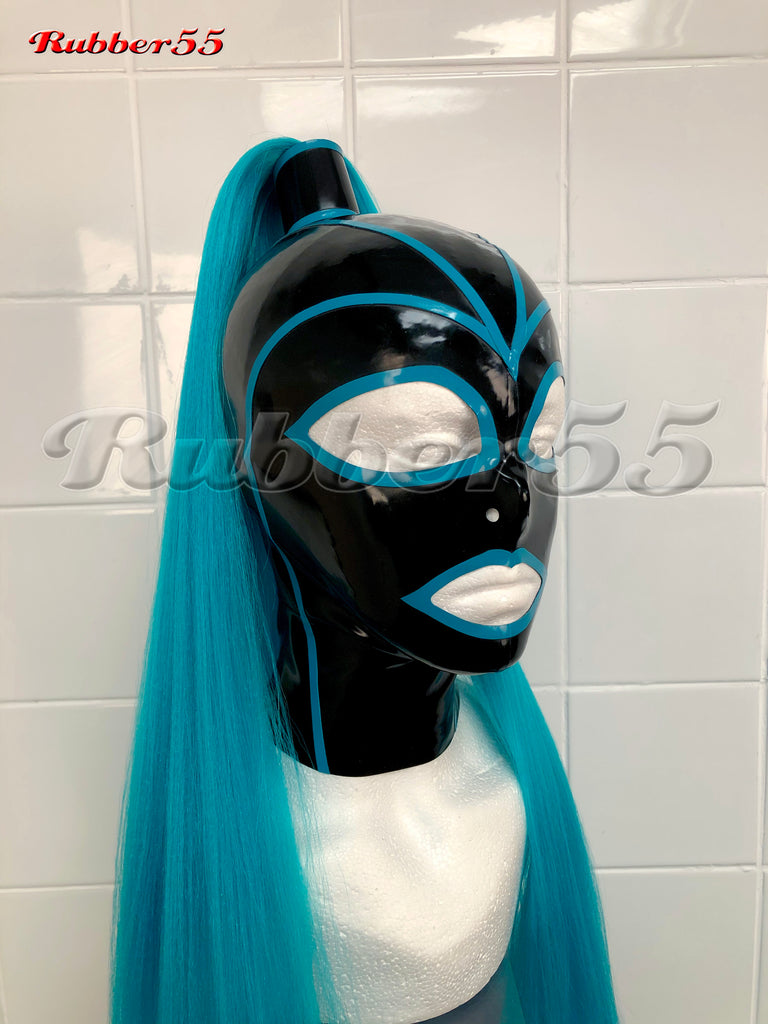 55 Series Trimmed Ponytail Hood – Rubber55