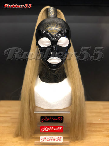 Patterned Ponytail Contrast Hood – Rubber55